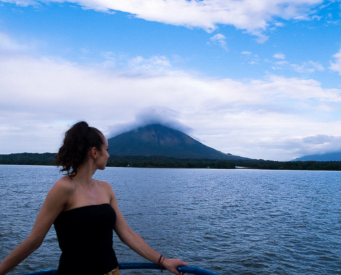 Isla Ometepe - Ausblick auf den Vulkan