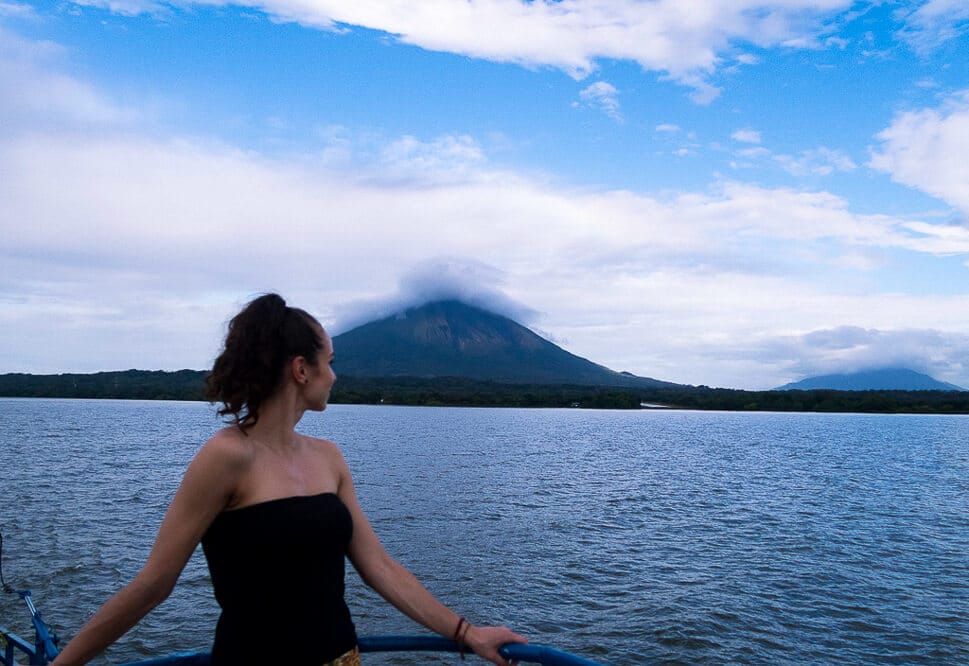 Isla Ometepe volcano view