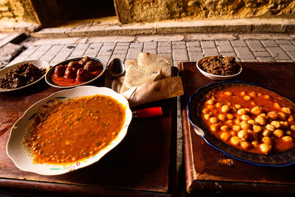 Streetfood in Fes, Marokko