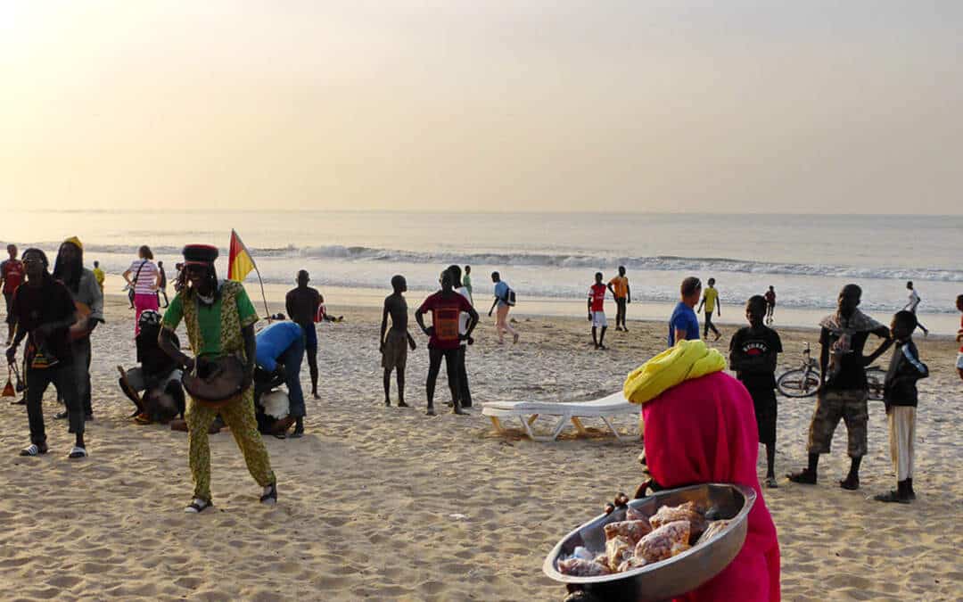 Beach in Kololi, the Gambia