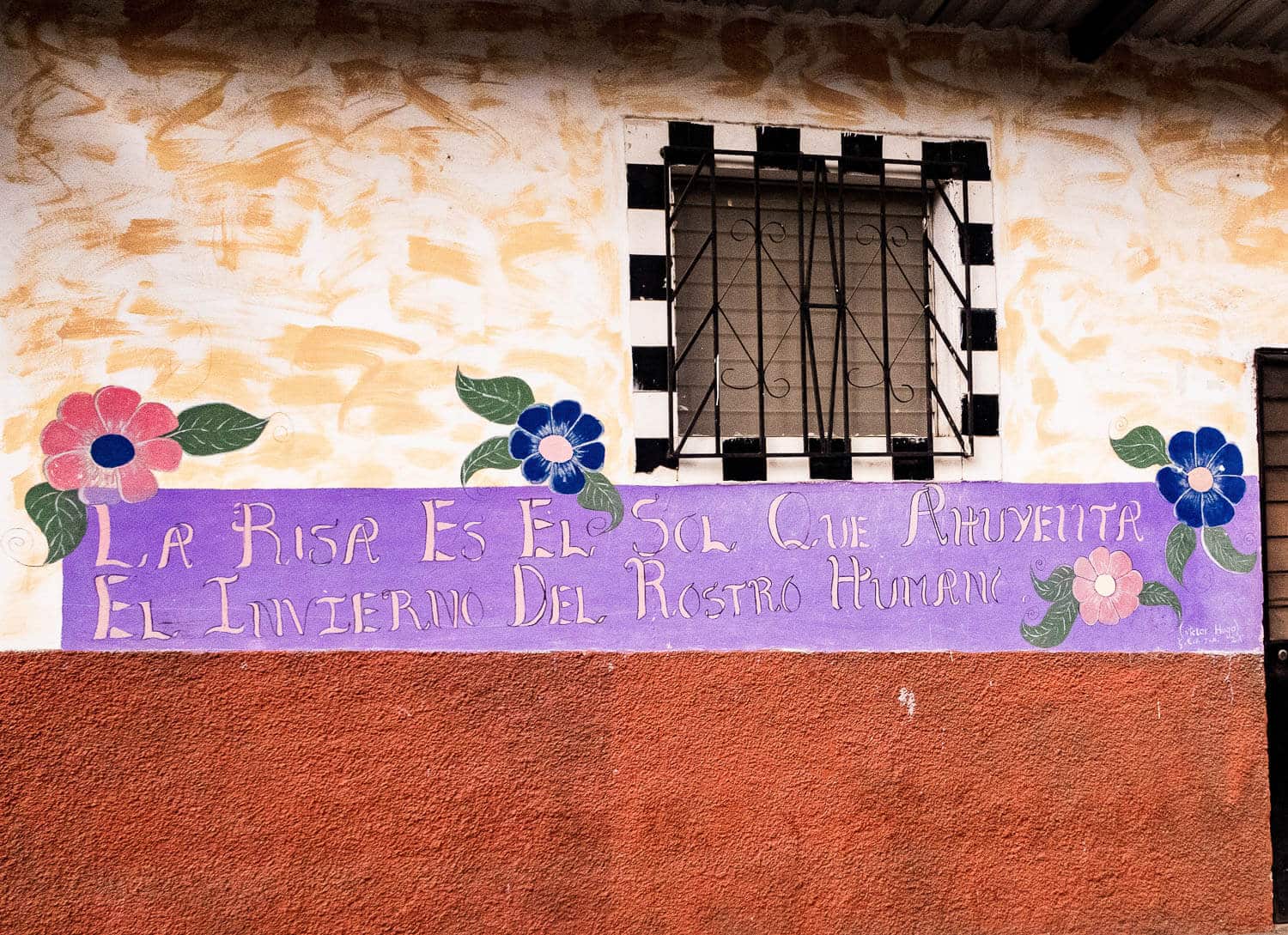 street art in Apaneca, a village on El Salvador's ruta de las Flores