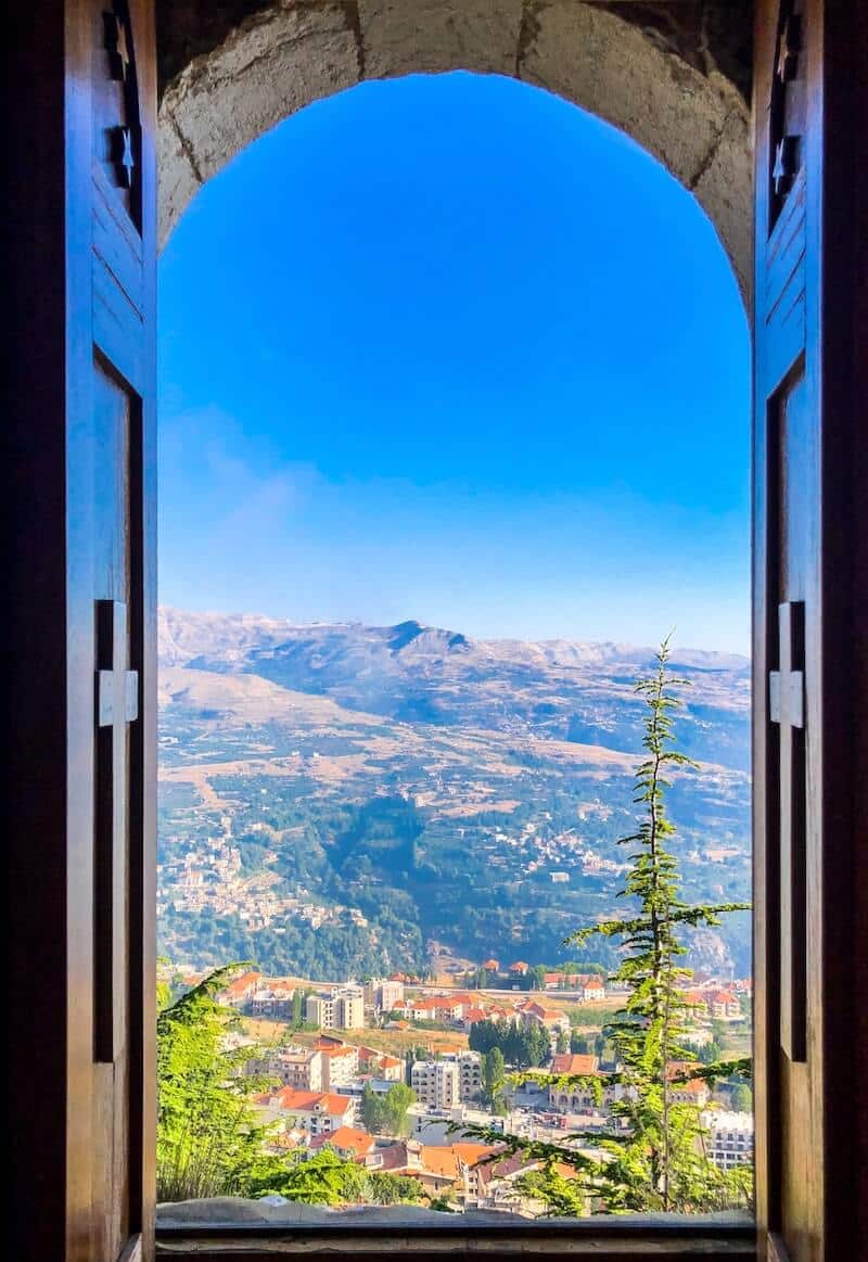 schöne Aussicht im Libanon