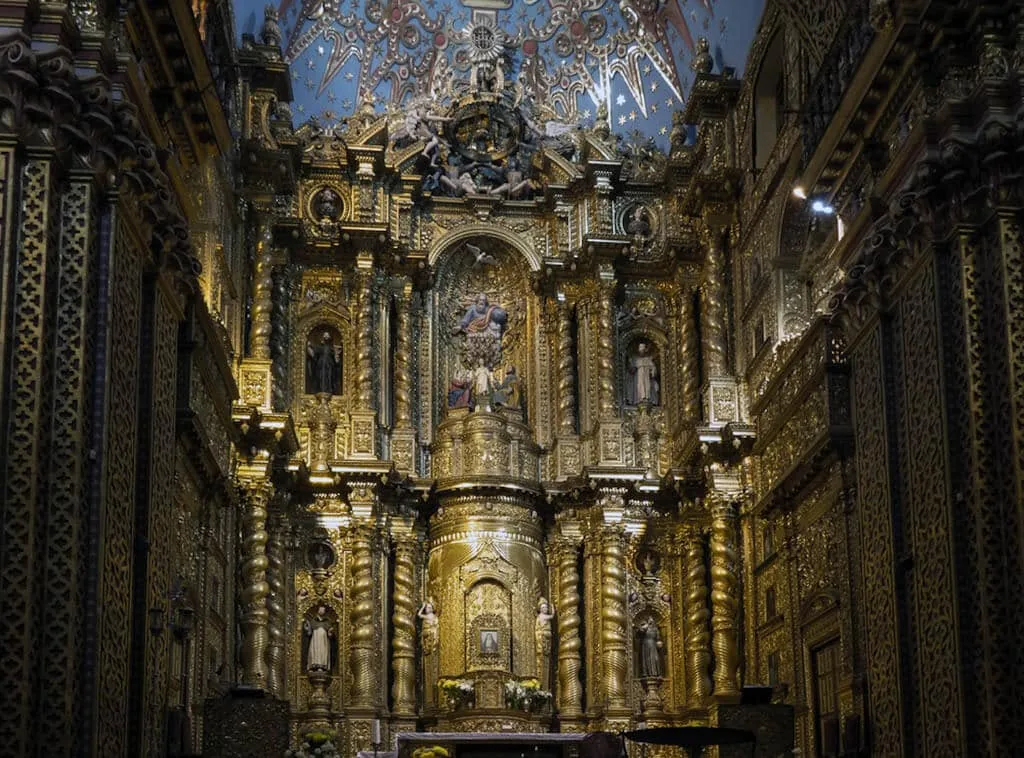 Quito: church Sagregario