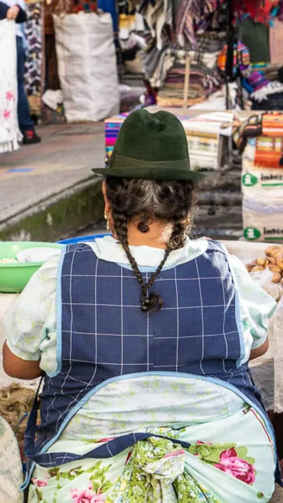 Market in Otovalo, Ecuador